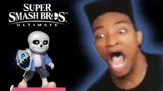 Etika reacts to SANS?! in Smash!
