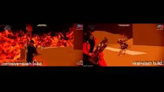 Warframe  - tigris corrosive+slash VS viral+slash