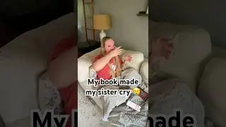 My book made my sister cry&hellip; 😢 Success! 🤣 #bookreaction #booksthatmademecry