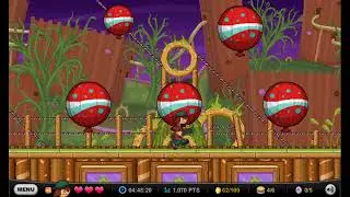 Papa Louie 2 When burger´s attacks Level 4 Yippy Warp key 3 & Warp Key 6 Level 3 Collect Coins
