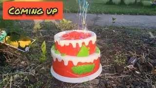 Cake Bubble Machine Perfect For Birthday Partys - Bubble Machine Automatic Bubble Blower