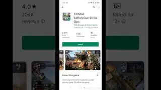 #Critical Action:Gun strike ops#new #gun #game