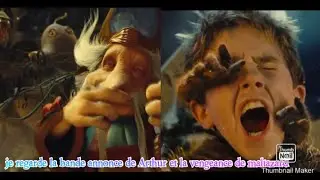 Je regarde la bande annonce de Arthur et la vengeance de maltazard.