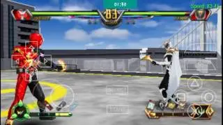 Gameplay kamen rider chou climax heroes (double)