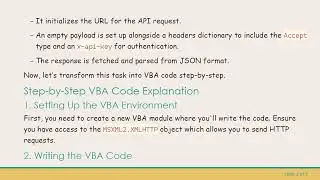 How to Make a VBA API Request with Authentication and Multiple Headers
