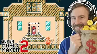 Mario ROBBED a Bank and then gets TROLLED!  [SUPER MARIO MAKER 2] [#29]