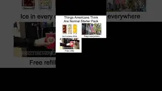 Things Americans Think Are Normal starter pack #usa #shorts