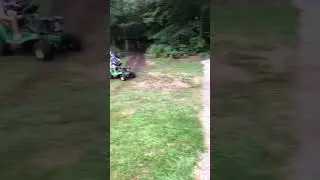 Jumping lawnmower