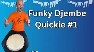Easy Funky Djembe Solo Quickie (Часть 1)