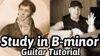Study In B-minor | Fernando Sor | Classical Guitar Tutorial | NBN Guitar