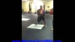 Kickboxing Technique At Marshall Arts MMA In Jackson Ms/www.MarshallArtsMMA
