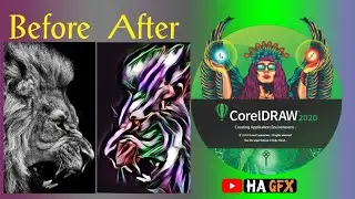 Image Editing Neon Graphic Design Tutorial #hagfx