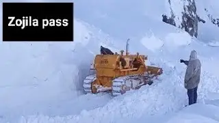 Zojila pass snow clearance Zero point #zojilapass 28/02/2022