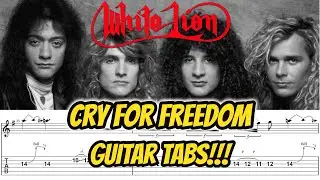 CRY FOR FREEDOM | White Lion | Guitar Cover | TAB