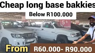Cheap bakkies  affordable with R60.000 to 90.000 in durban sunday 2nd hand car flea market 