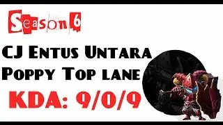 Korea Challenger LOL - CJ Entus Untara - Poppy Top lane (Feb 10, 2016)