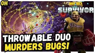 Throwable Duo MURDERS Bugs! Deep Rock Galactic Survivor!