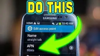 Straight talk byop Change APN settings Samsung Galaxy 3 4g lte