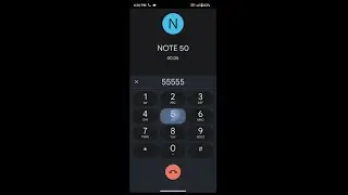 Cubot NOTE 50 Incoming Call (Screen Video)