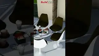 Terrace seating design ideas | Terrace chairs and table | #terracegarden  #terracedesign  #shorts