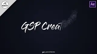 Text Particles Dissolve Tutorial |  After Effects Tutorial | No Plugins | GSP Creations