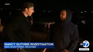 Delivery driver speaks out after being detained in Guthrie abduction case