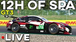 Our First GT3 Endurance Survival! - 62 Cars 12 HOURS OF SPA Part 2 FINISH