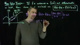 A Proof of the Mean Value Theorem