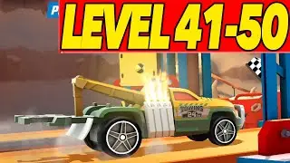 HOT WHEELS RACE OFF Apple Arcade Edition Gameplay Walkthrough Part 5 - Levels 41-50 (Apple Arcade)