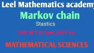 Markov chain Tricks/Markov chain problems of Kset /CSIR NET tricks/Stastics/Mathematical Stastics
