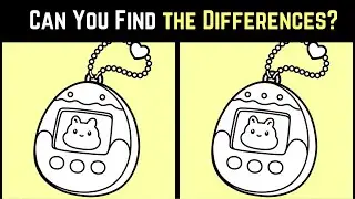 Find the Difference 90's Fun Easy Brain Workout