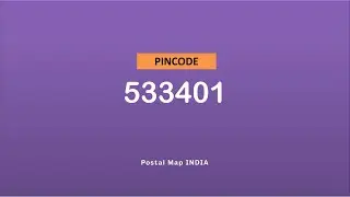 Pincode 533401 - Vemavaram, Talluru, Rekhavanipalem & More
