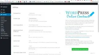 WP Online Contract Plugin Tutorial (Download and Settings)