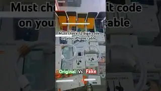 original vs fake iPhone cable