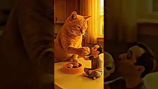 Caring Cat #aianimation #aiart #animalrights