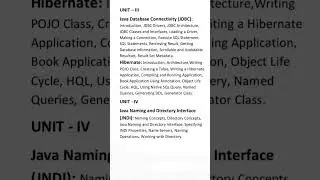 OU M.SC COMPUTER SCIENCE SEMESTER-I  ADVANCED JAVA PROGRAMMING PAPER-I NEW SYLLABUS 2023