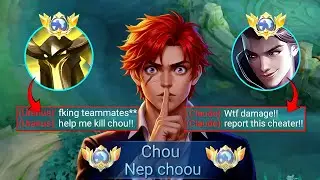 THIS IS HOW TO DOMINATE USE TO CHOU TANKY HEROS IN EXP LANE !!!