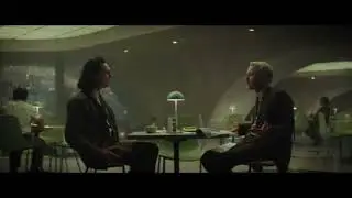 Loki in disguise as Owen Wilson says wow (Mobius)