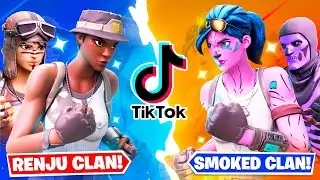 I Started a TIKTOK CLAN WAR On Fortnite...