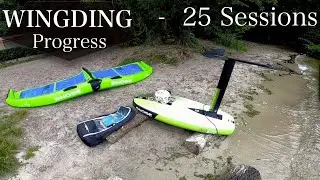 Wing Foil Session nr. 25  -  Opposite Tack's & Downwind 360's  -  GONG HIPE 5,3, Curve XLT & Pulse 6