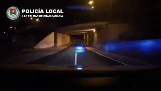 Persecución policial - Policía Local de Las Palmas de Gran Canaria