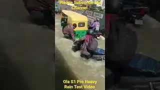 Ola S1 Pro Water 💦 Test Video