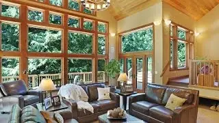 Rustic and Peaceful Lodge Home in Woodinville, Washington