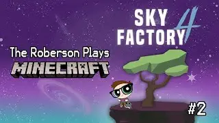 Minecraft: Sky Factory 4 #2 - Cobbling Together Some Resources