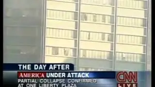 9/11 - CNN Confirms Partial Collapse At One Liberty Plaza That Did Not Happen
