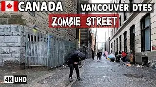 🇨🇦 【4K】 Jan 2026. East Hastings St. Downtown Vancouver BC, Canada. Street Walk. Go Pro Hero 13.