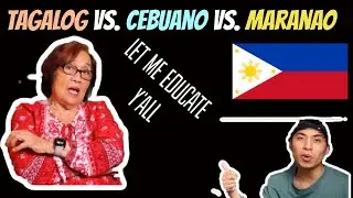 GRANDMA compares 3 Filipino Languages: Tagalog, Cebuano, Maranao - CRAZY Comparison!