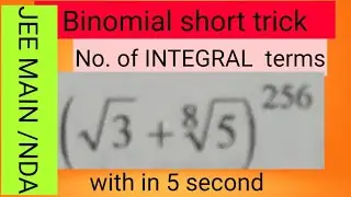 BINOMIAL SHORT TRIC FOR  Number Of IntegralTerm, Number OF IRRATIONAL TERMS,Number of Rational terms