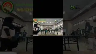 Kemenag OKU Selatan meraih Juara 1 Tenis Meja Ganda Putri.