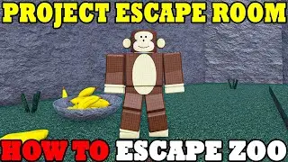 ПРОЕКТ: ESCAPE ROOM *Как сбежать из зоопарка* ПОЛНОЕ ПРОХОЖДЕНИЕ [Roblox]